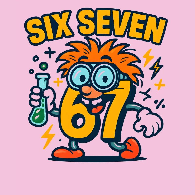 Six Seven 67 Science Humor Nerd Gift Idea