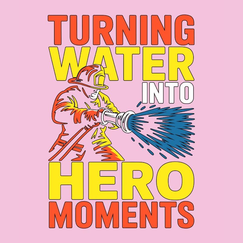 Fire Engineer Turning Water Into Hero Firefighting