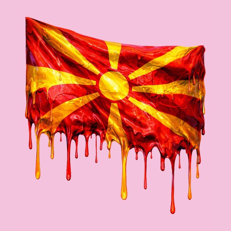 Chute du drapeau macédonien