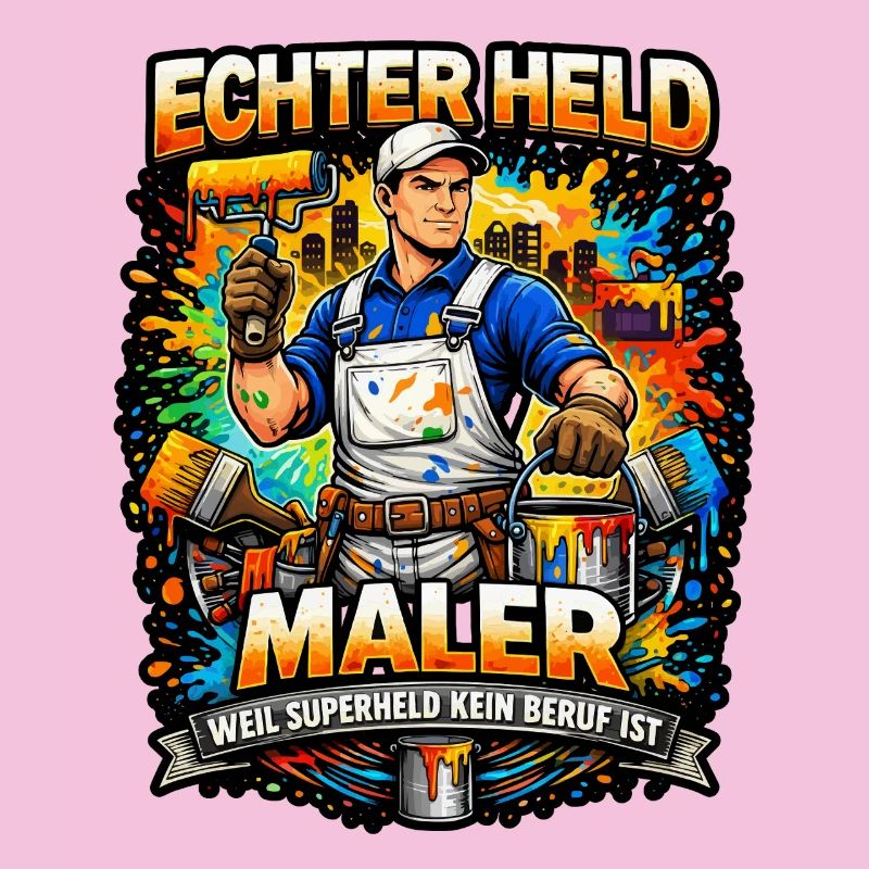 Echter Held Maler – Farbexplosion