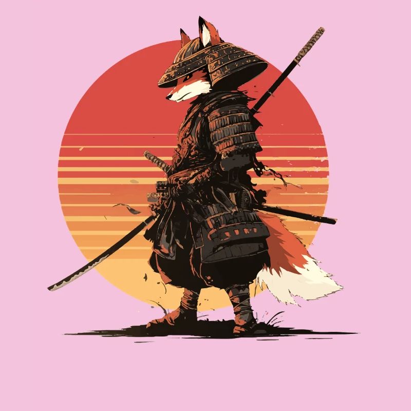 Samurai Fox at Sunset