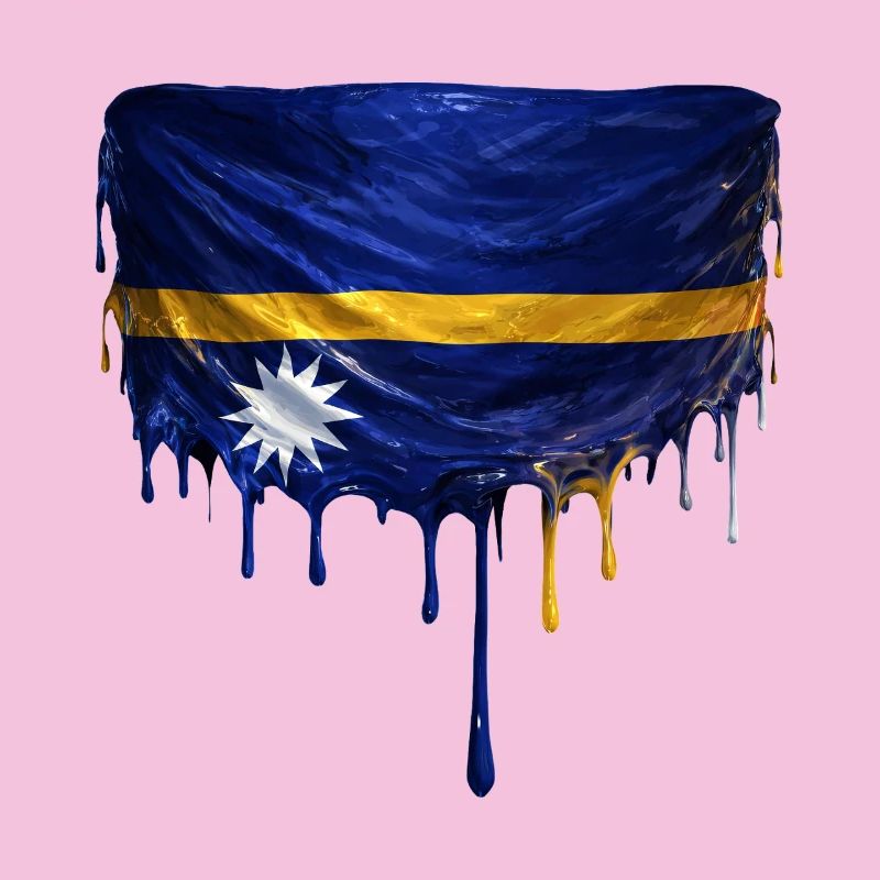 Art de la chute du drapeau Nauru