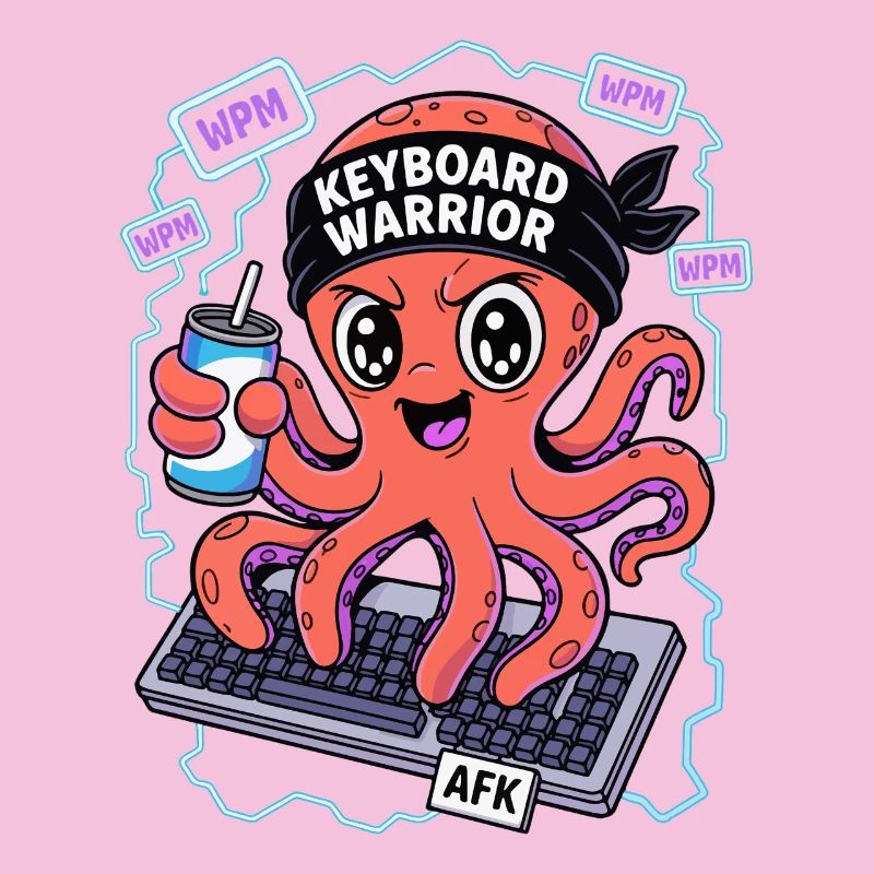 Keyboard Warrior Squid