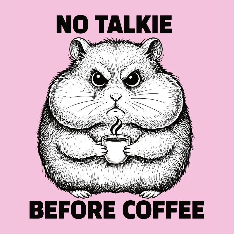 Pas de conversation devant un hamster amateur de café
