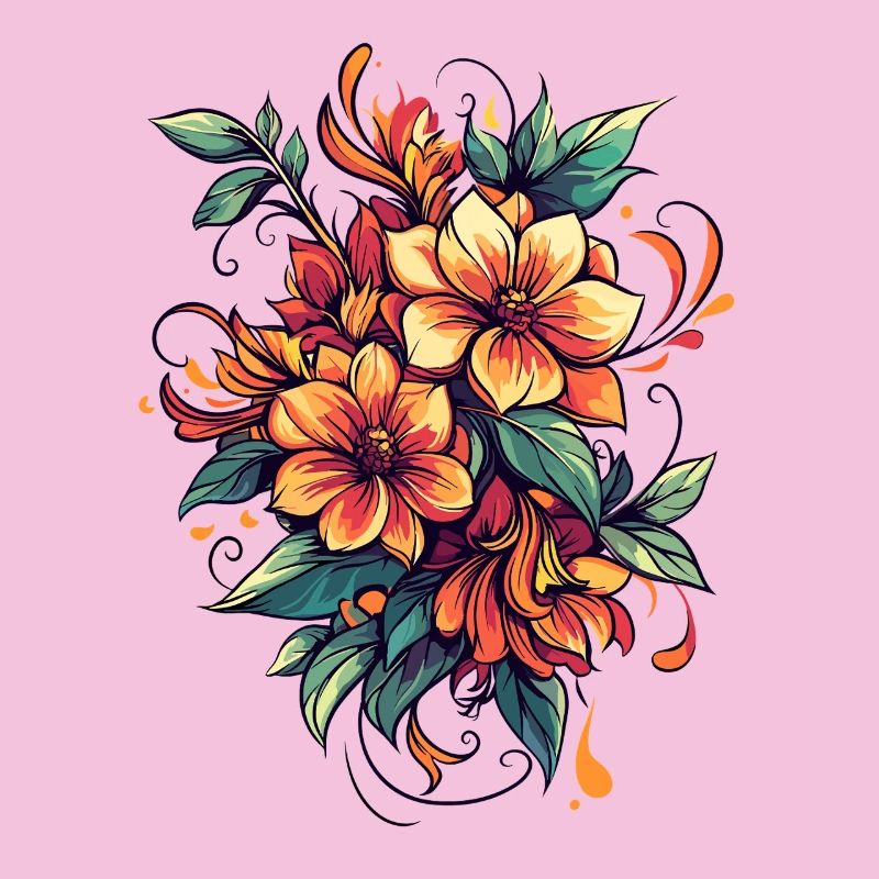 Bouquet de Fleurs de Feu