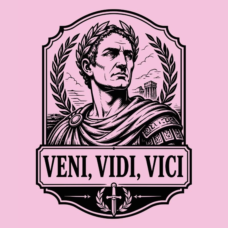 Caesar Veni Vidi Vici Rom Imperator Retro