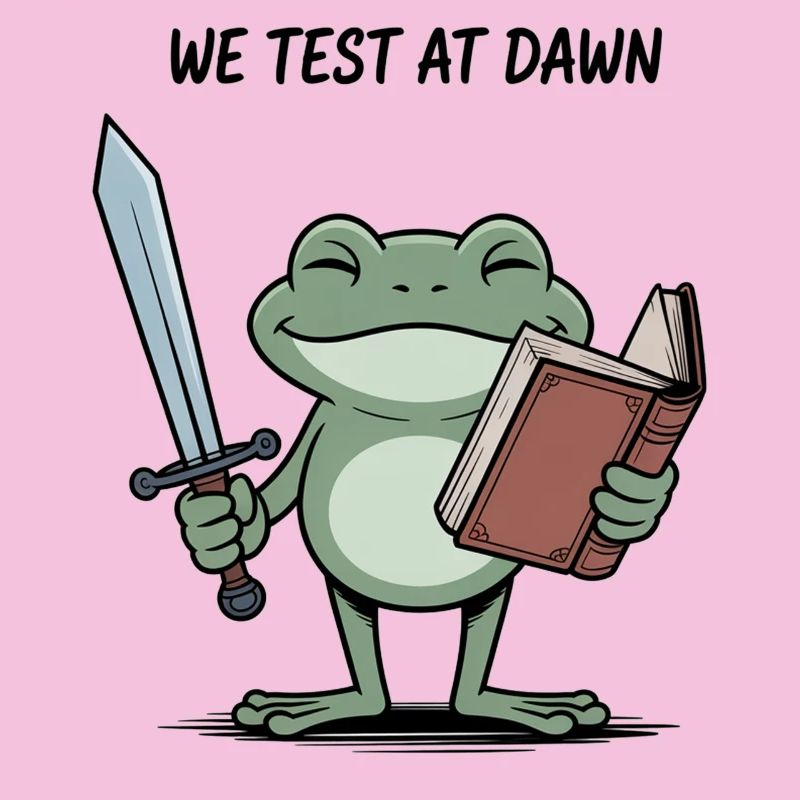 Dawn Quest Frog: Sword & Scroll