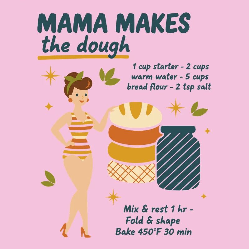 Sourdough Bread Baking Mama Makes The Dough Baker