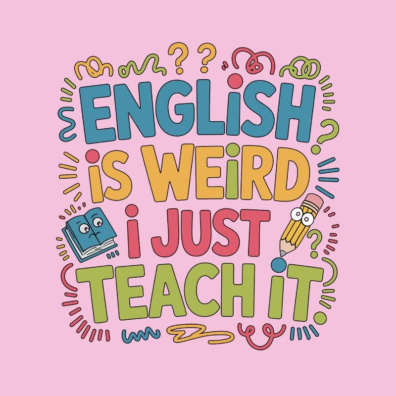 Professeur d’anglais langue seconde anglais c’est bizarre, je suis juste enseignant ESL
