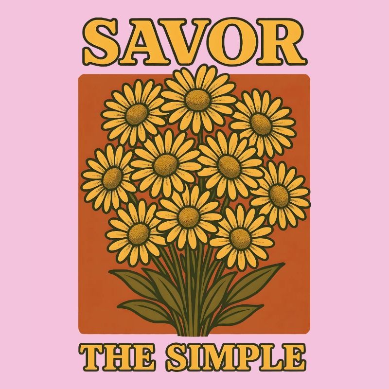 Profite simplement | Les fleurs vivent lentement