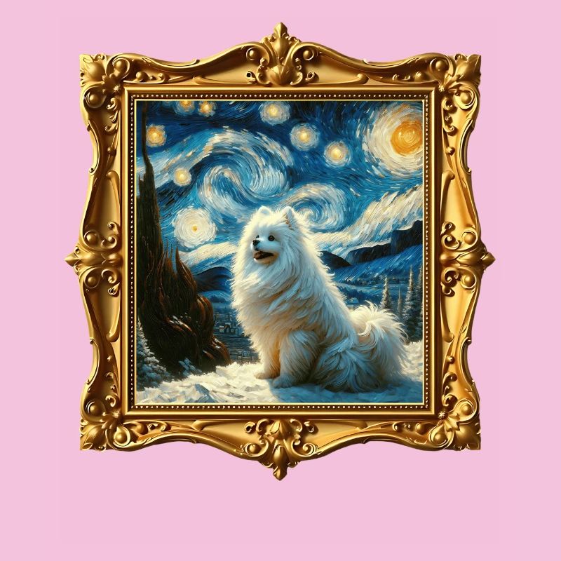 Spitz Zwergspitz Starry Night