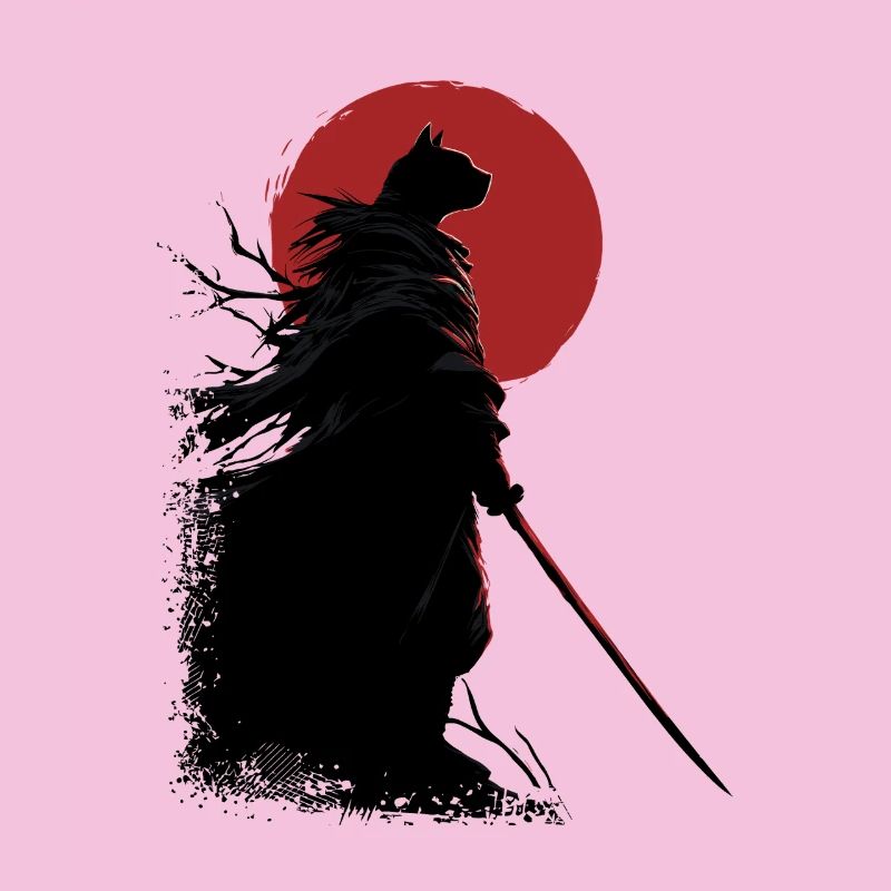 Chat samouraï
