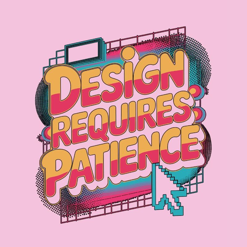 Graphic Designer Design Requires Visual Artist