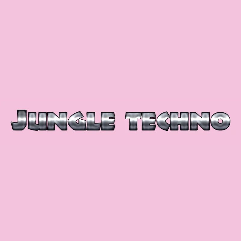 Imprimé techno jungle vif