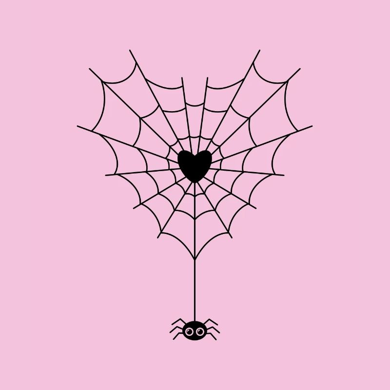 Spider in spider web