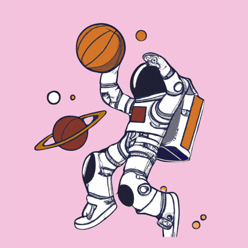 Astronaute Dunk Planète