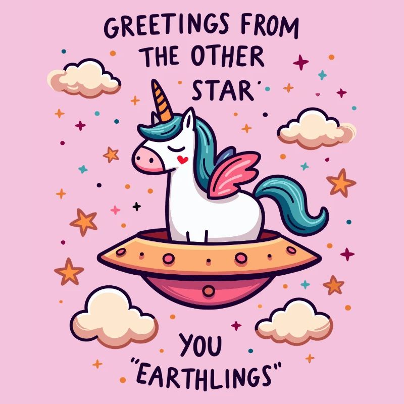 Licorne vue de l’espace
