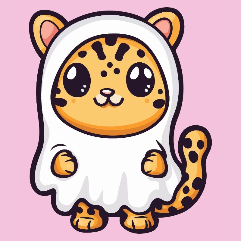 Leopard Halloween Geist