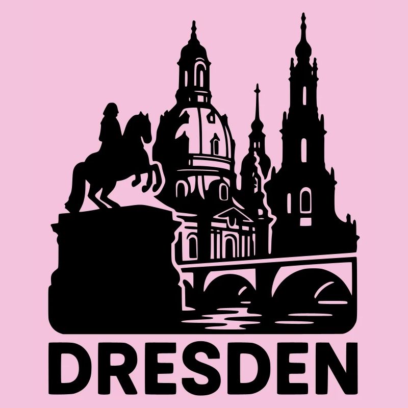 Dresden Landmark Silhouette