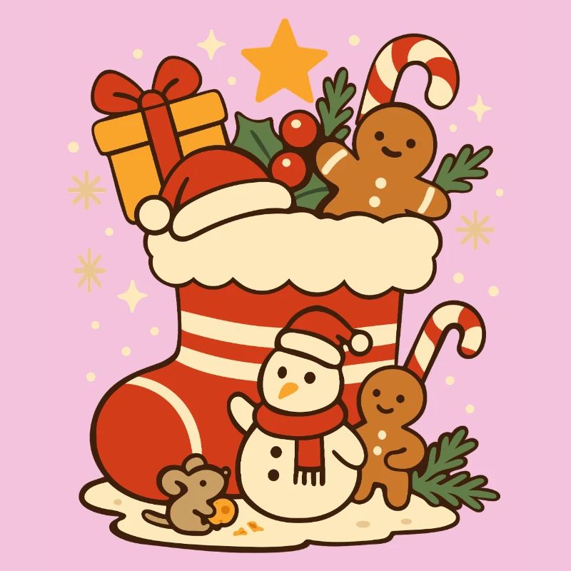 St. Nicholas Motif - Cute Boot with Figures