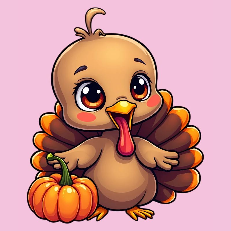 Bébé dinde de Thanksgiving