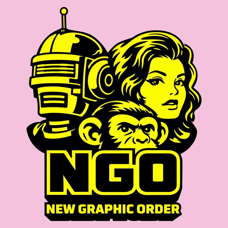 NGO Neon Pop Retro Portraits