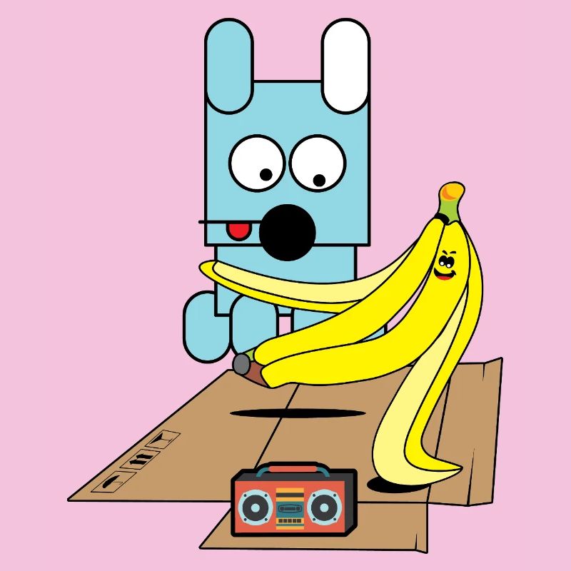 Bananen-Boogie-Welpe