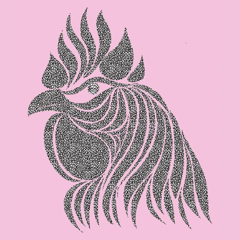 Fans de poulet - Coq - Coq - Poulet fleur - Bio