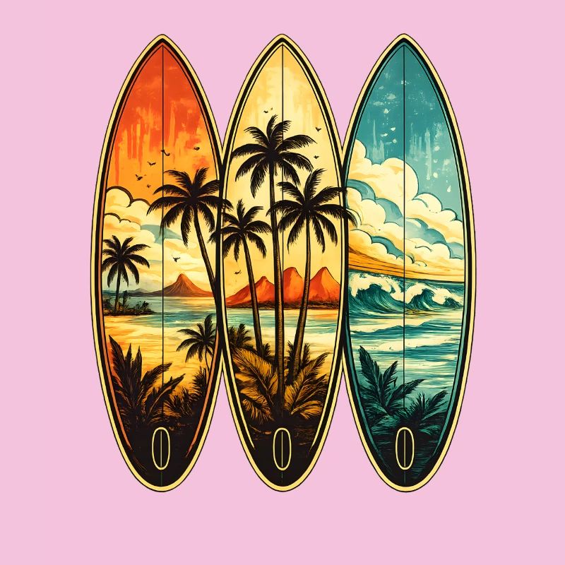 Triptyque Surf Tropique