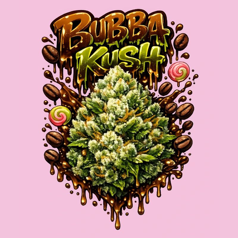 Bubba Kush Graffiti Print