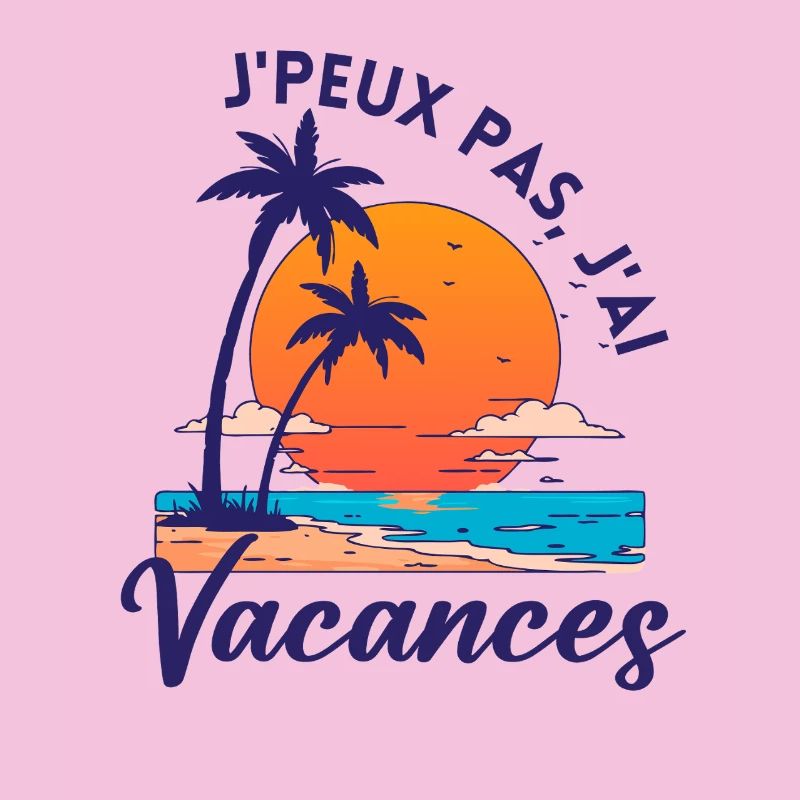 Vacances Palm Sunset Graphique
