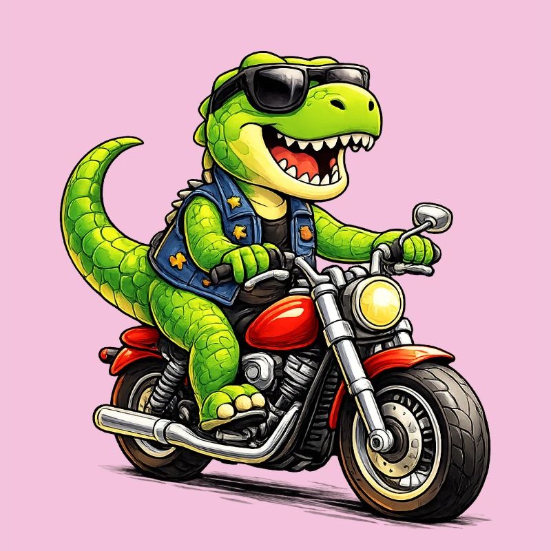 Biker Dinosaur