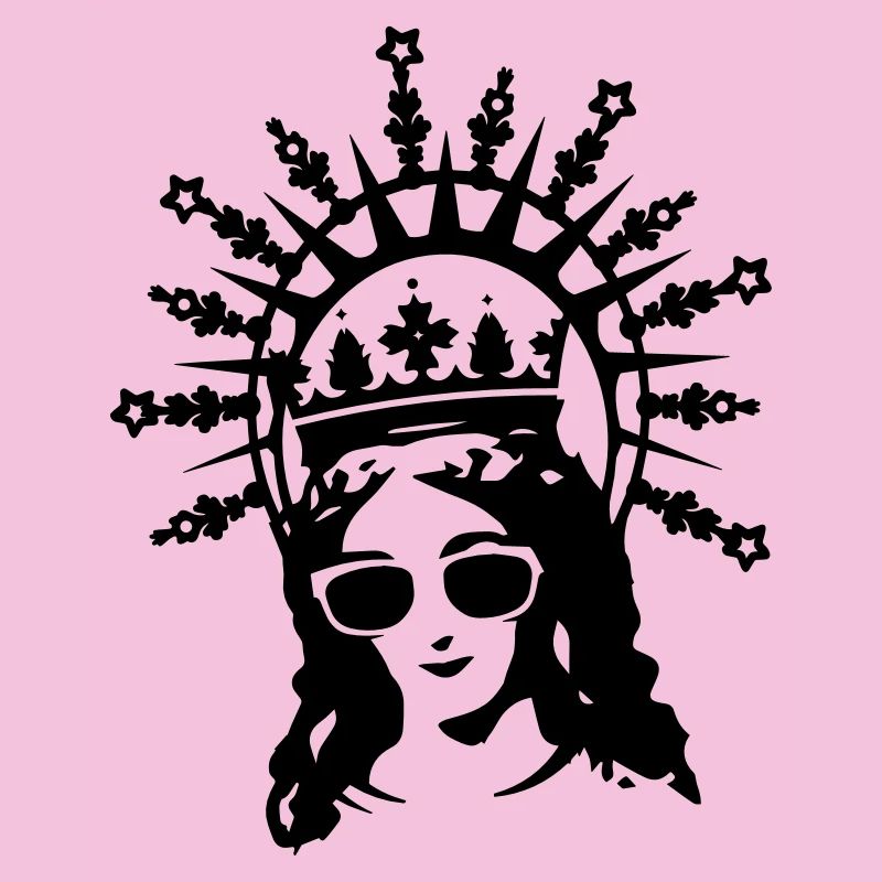 Mutter Gottes mit Sonnenbrille