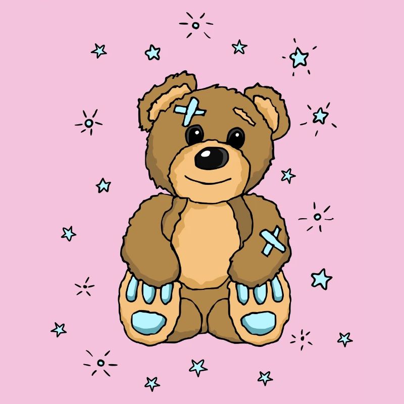 Teddy Pflaster Bär Junge Boy bester Freund