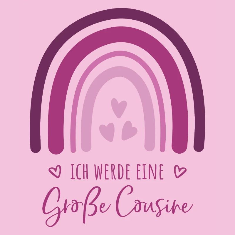 Ich werde eine große Cousine Boho Regenbogen