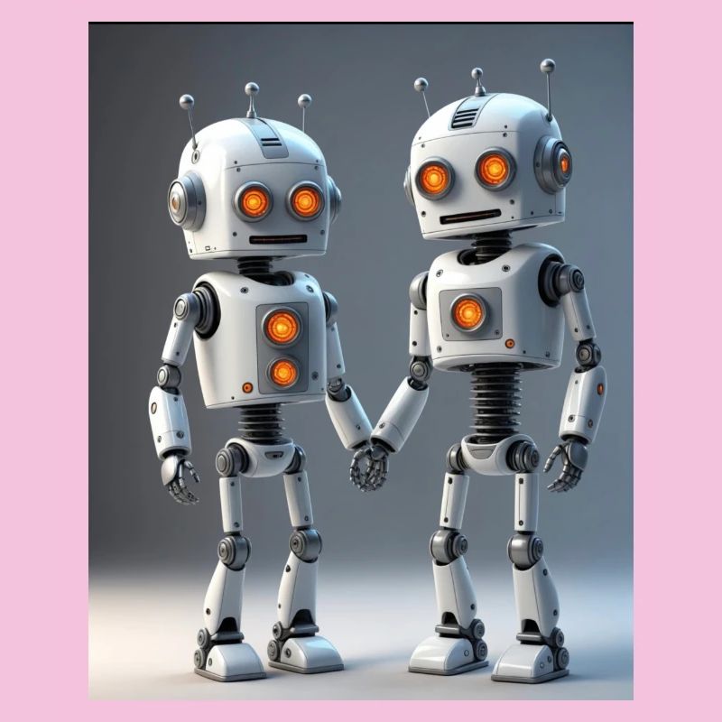 Roboter Pärchen