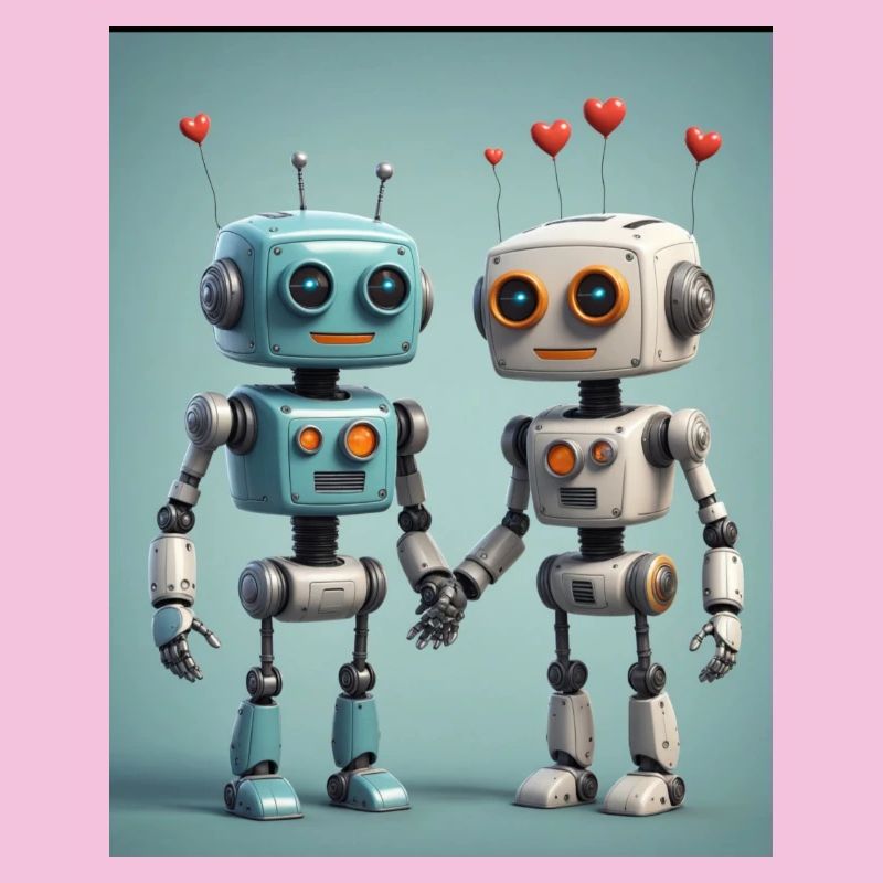 Roboter Pärchen