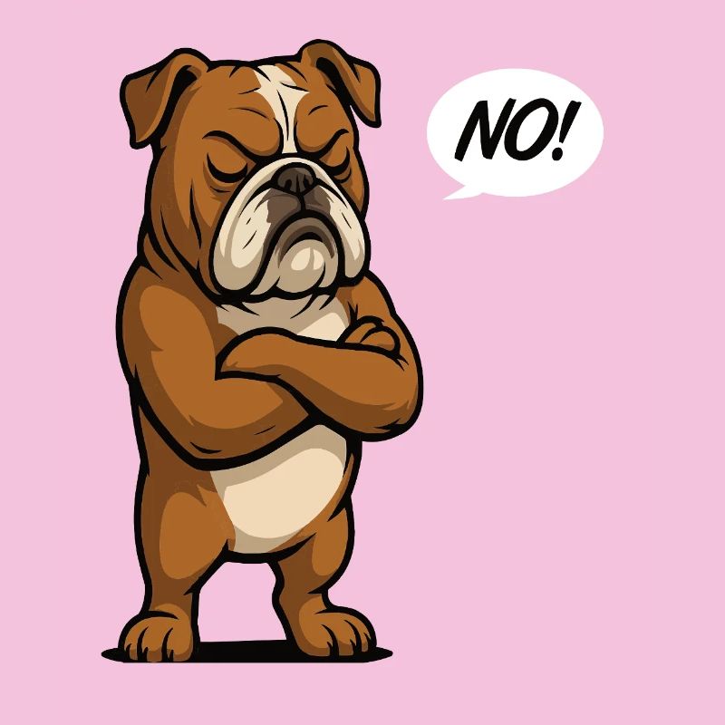 Pas de bouledogue anglais Bully Bully Owner