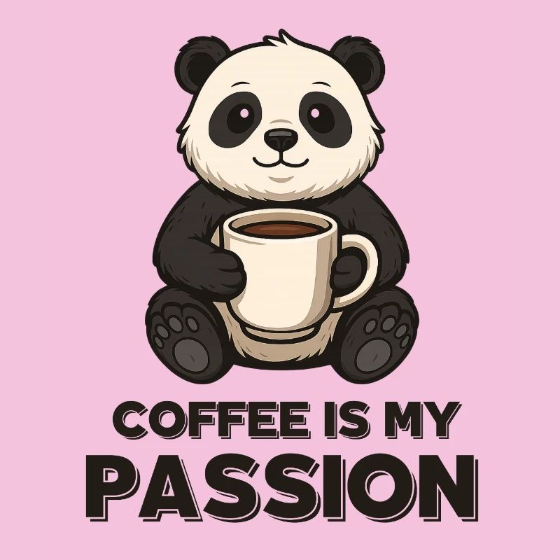 Panda Kaffee Leidenschaft