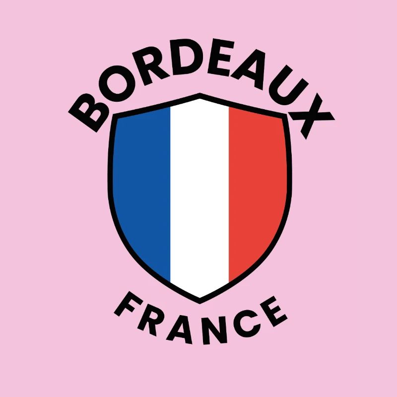 French Flag Shield Design