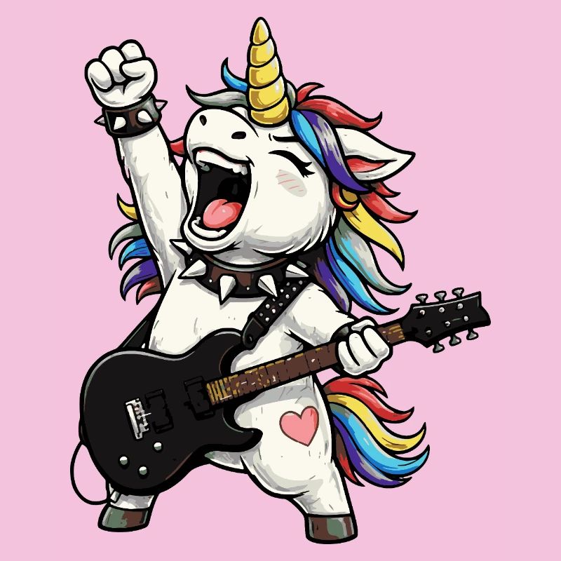Regenbogen-Einhorn-Rocker