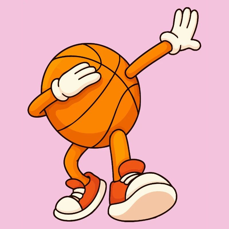 Mascotte de basket-ball : dunks