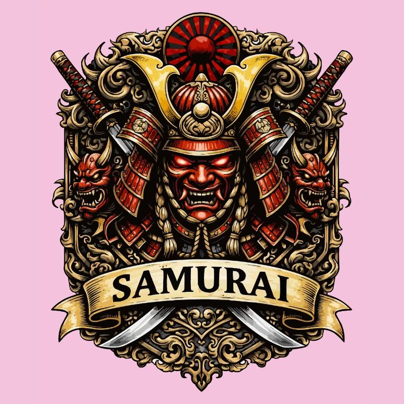 Samurai Wappen Kriegerkunst