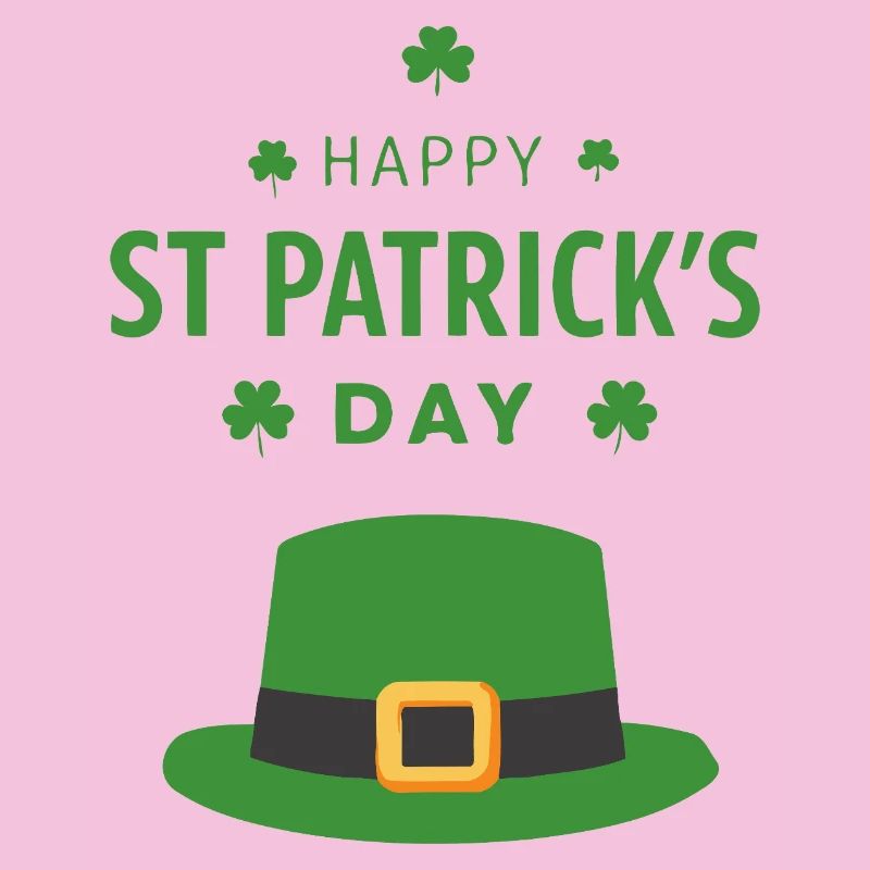Chapeau vert Saint Patrick