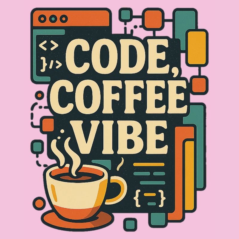 Code Coffee Vibe – T-shirt Programmeur drôle