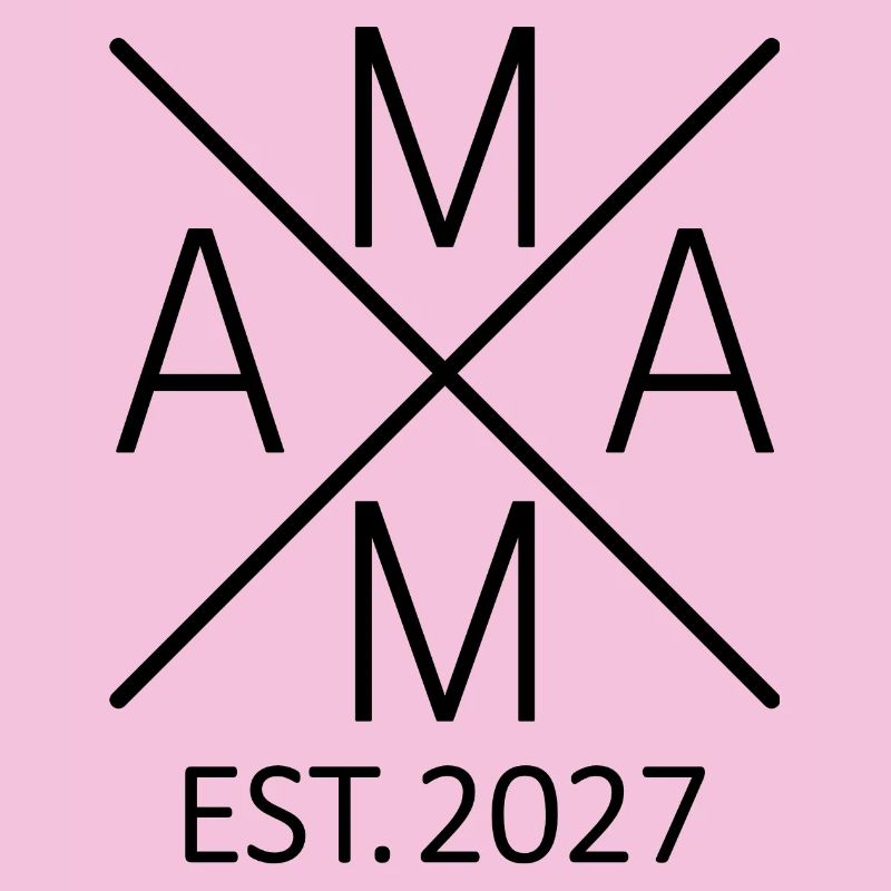 Mama 2027 werdende Mutter 2027 stolze Mama 2027