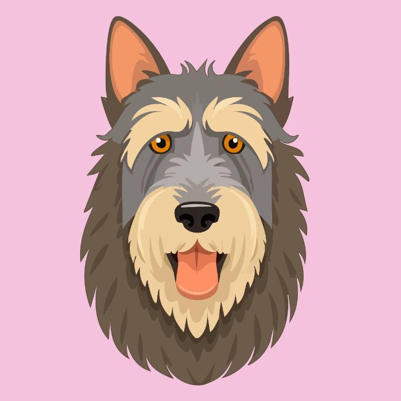 Irish Wolfhound (Comic/Portrait)