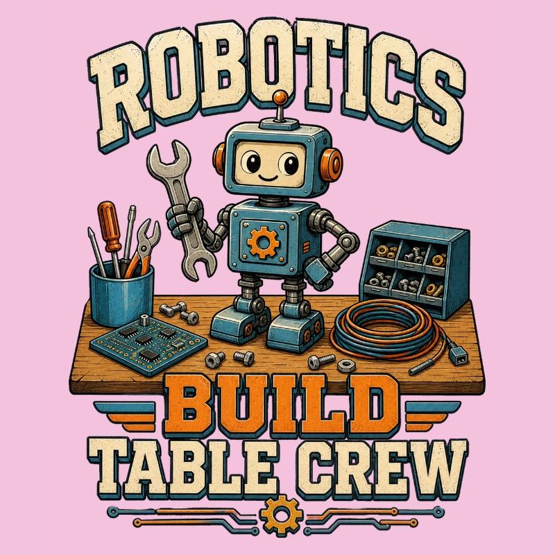ÉQUIPE DE TABLE DE CONSTRUCTION ROBOTIQUE