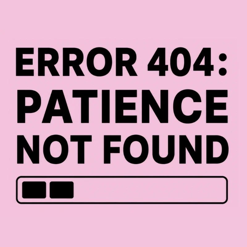 Error 404: Page Not Found Typo Art