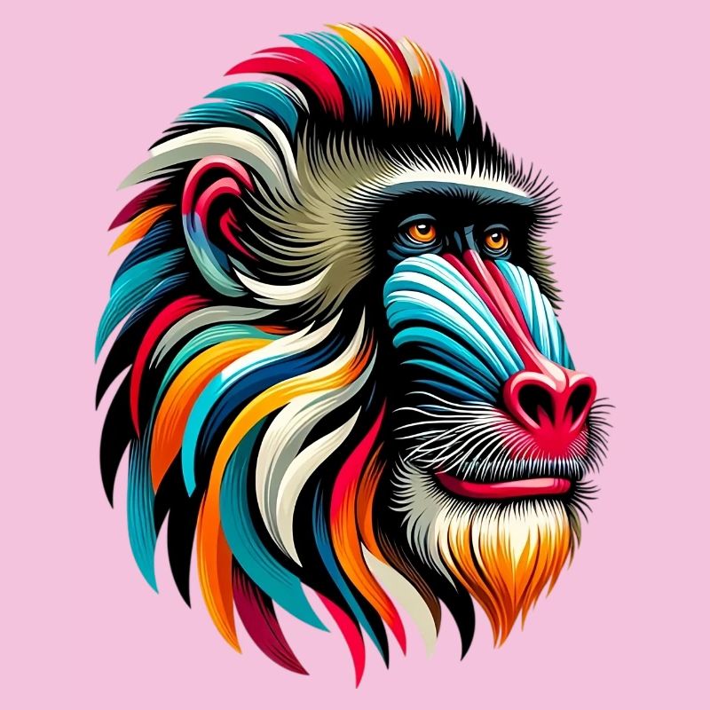 Mandrill-Affe